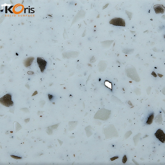 حجر اصطناعي أكريليك صلب سطح كوارتز لوح كوريانس ورقة سطح صلب ألواح حجر فو حجر الديكور